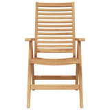 vidaXL Tuinstoel 4 pcs Bruin 52 x 64.5 x 108 cm Massief teakhout