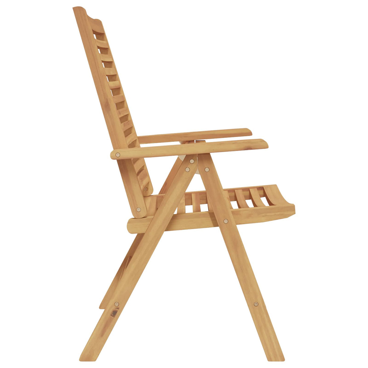 vidaXL Tuinstoel 4 pcs Bruin 52 x 64.5 x 108 cm Massief teakhout