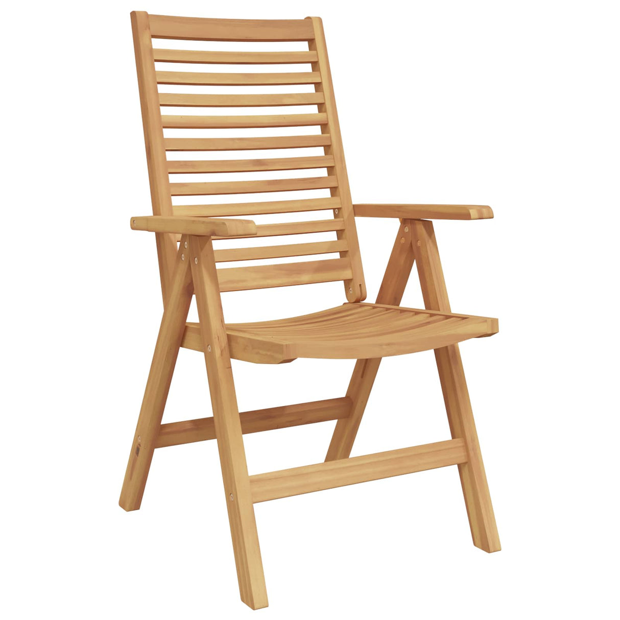 vidaXL Tuinstoel 4 pcs Bruin 52 x 64.5 x 108 cm Massief teakhout