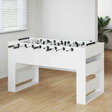 vidaXL Foosball Table White 146.5 x 74 x 85 cm Engineered Wood