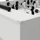 vidaXL Foosball Table White 146.5 x 74 x 85 cm Engineered Wood