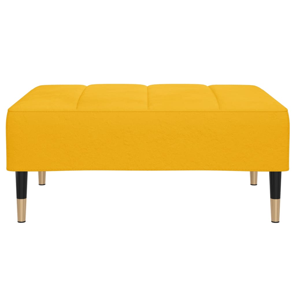 vidaXL Voetenbank 78x56x32 cm fluweel lichtgroen