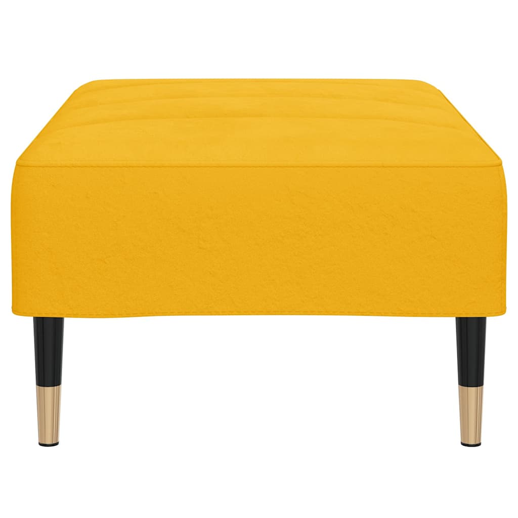 vidaXL Voetenbank 78x56x32 cm fluweel lichtgroen
