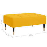 vidaXL Voetenbank 78x56x32 cm fluweel lichtgroen