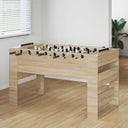 vidaXL Foosball Table White 146.5 x 74 x 85 cm Engineered Wood