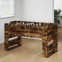 vidaXL Foosball Table White 146.5 x 74 x 85 cm Engineered Wood
