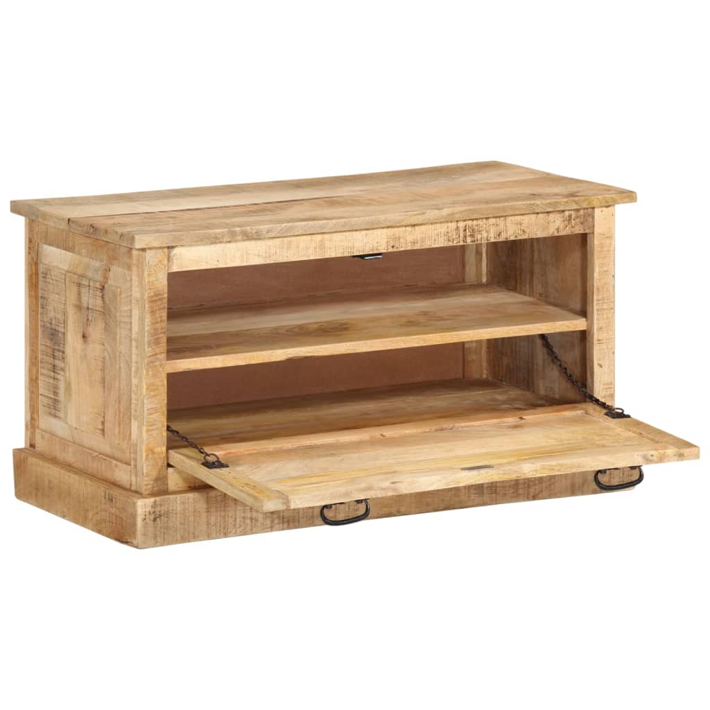 vidaXL Shoe Storage Bench Solid Reclaimed Wood