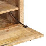 vidaXL Shoe Storage Bench Solid Reclaimed Wood