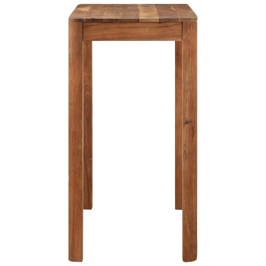 vidaXL Bartafel 110x55x106 cm massief acaciahout met honingafwerking