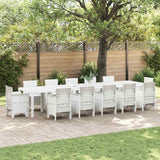 vidaXL Tuin Tafel Antraciet 250 x 100 x 73 cm poly rattan