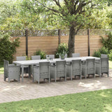 vidaXL Tuin Tafel Antraciet 250 x 100 x 73 cm poly rattan