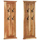 vidaXL Coat Racks 2 pcs 38x100 cm solid reclaimed wood
