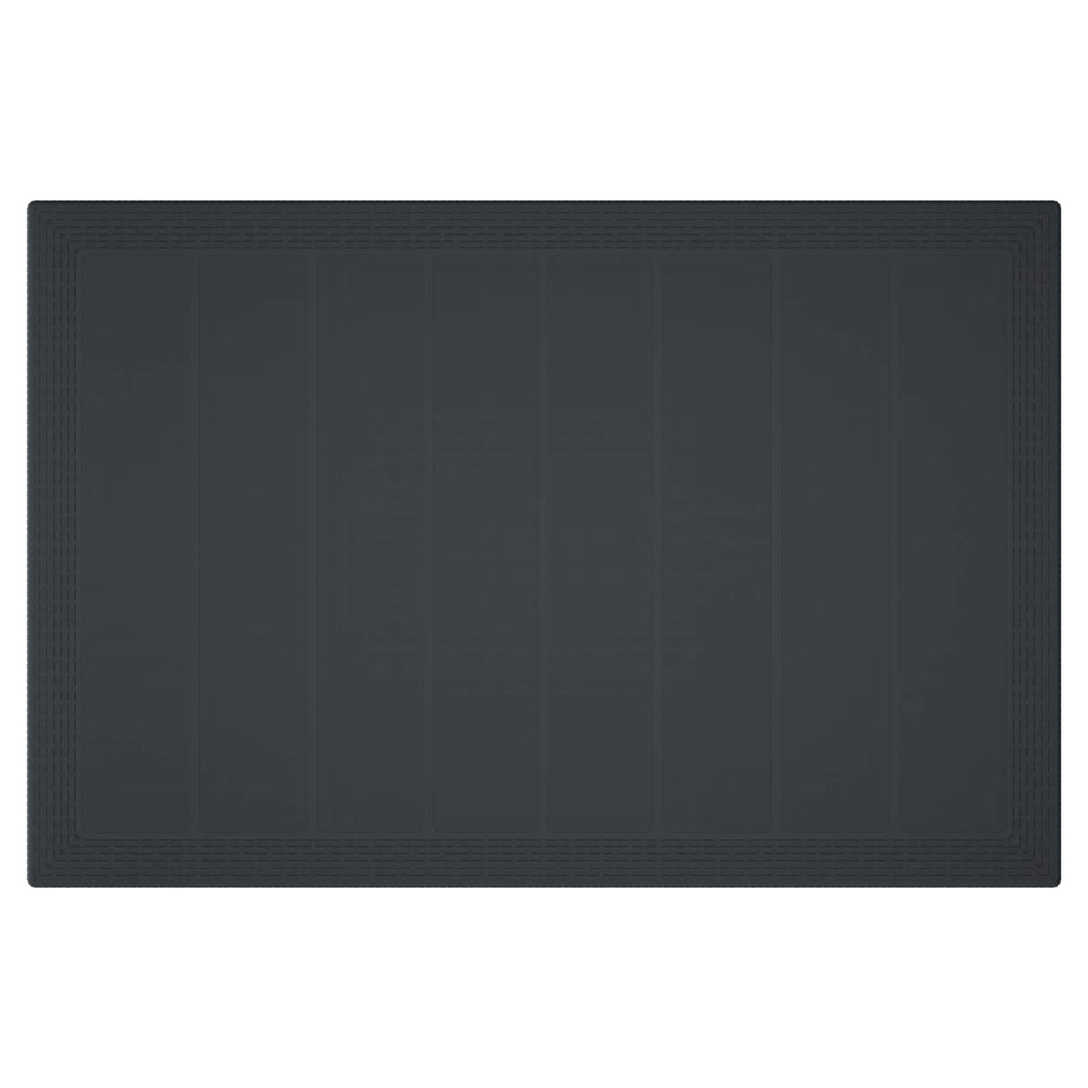 vidaXL Tuin Eettafel Set 7 pcs Antraciet Polt riet