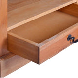 vidaXL Tv-hoekmeubel 80x40x49 cm massief mahoniehout lichtzwart