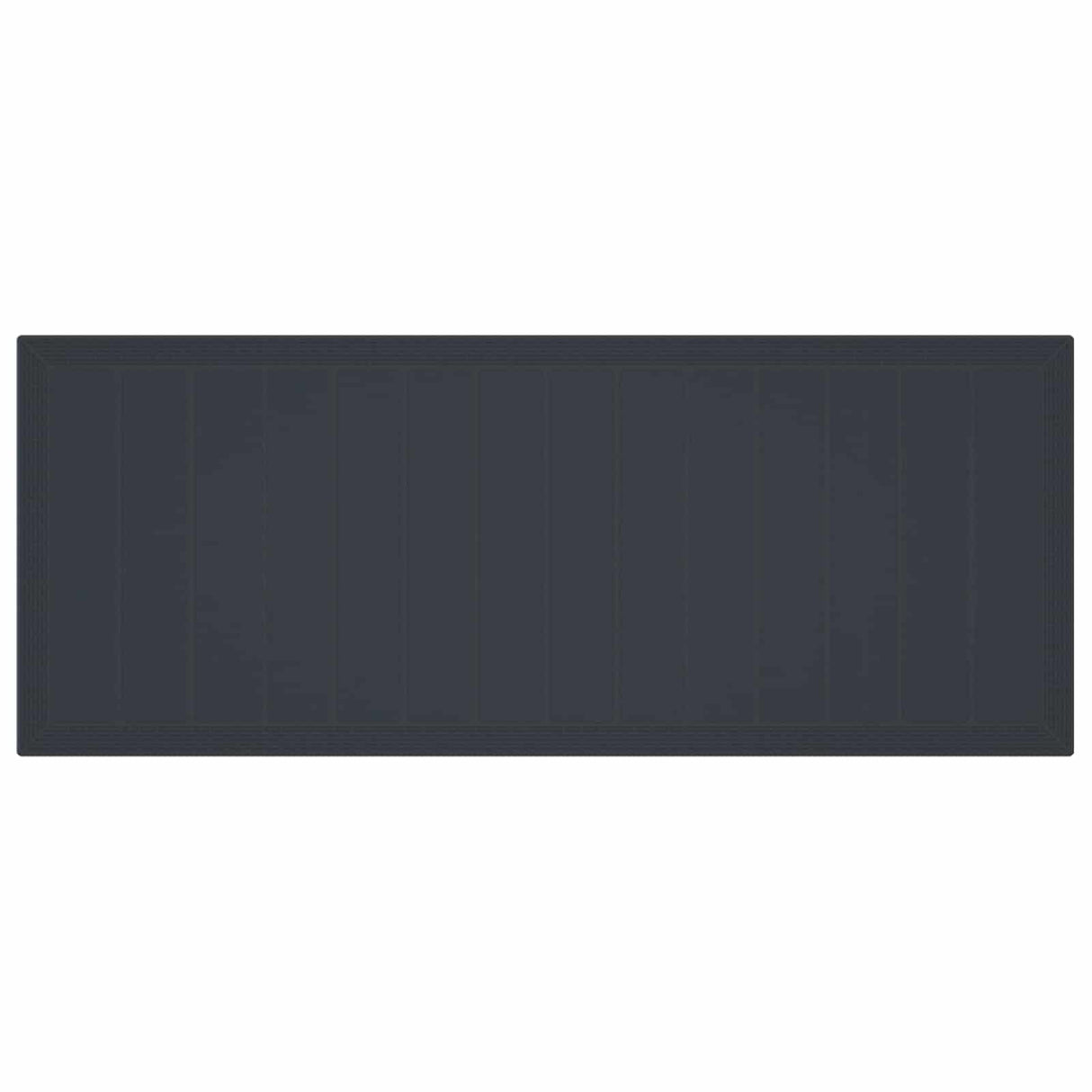 vidaXL Tuin Eettafel Set 11 pcs Antraciet Polypropyleen