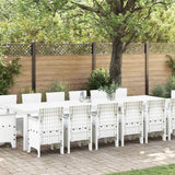 vidaXL Garden Dining Set 15 pcs Anthracite Polyrattan
