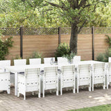 vidaXL Garden Dining Set 15 pcs Anthracite Polyrattan
