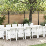 vidaXL Garden Dining Set 15 pcs Anthracite Polyrattan
