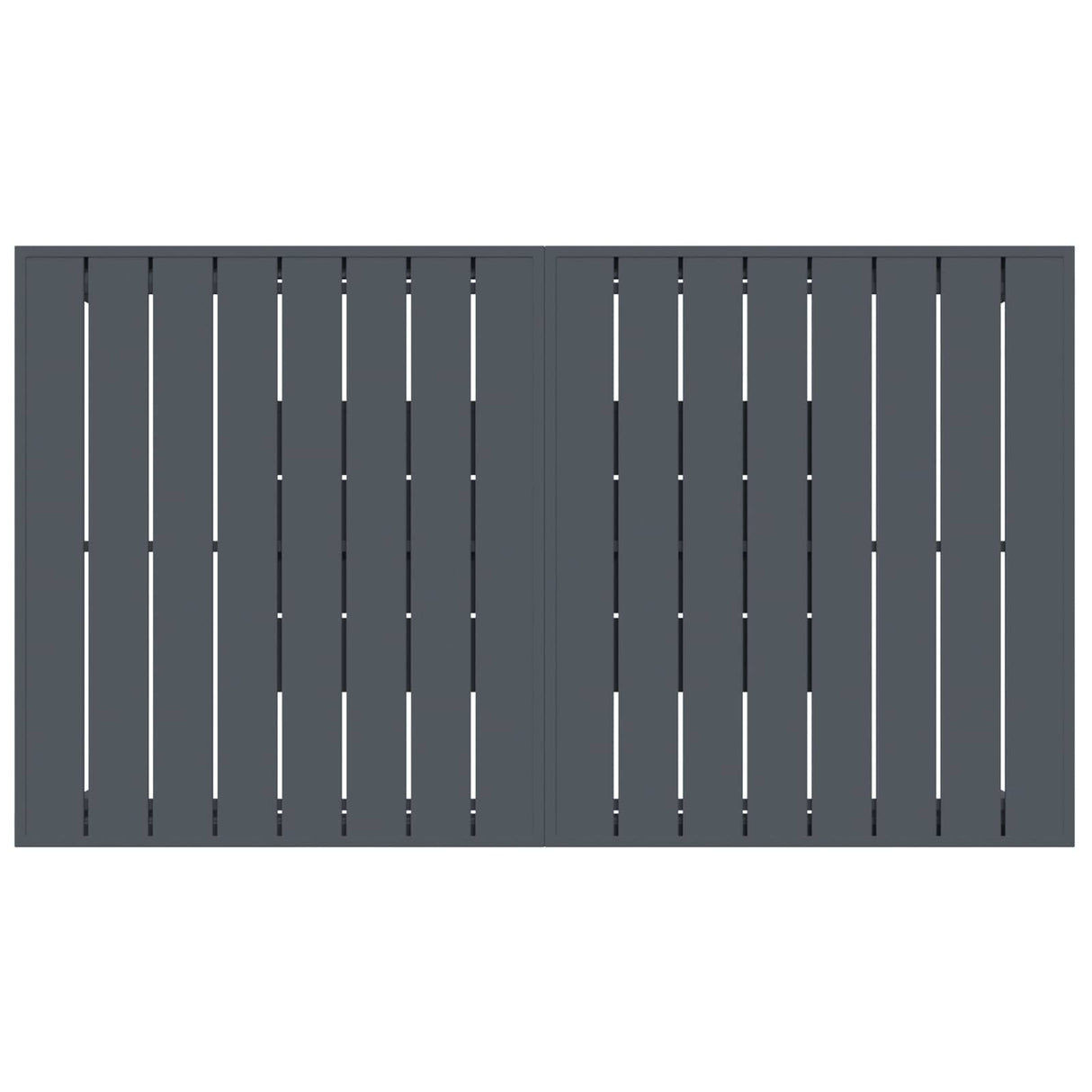 vidaXL Garden Dining Set 9 pcs Black poly rattan