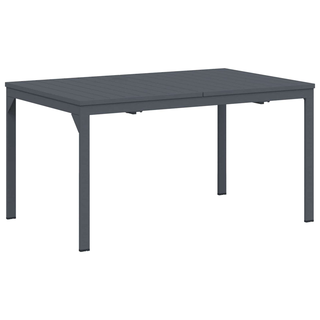 vidaXL Tuin Eettafel Set 9 pcs Zwart poly rattan