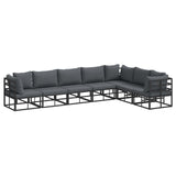 vidaXL Tuinbank Set met kussen 7 pcs
