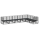 vidaXL Tuinbank Set met kussen 7 pcs