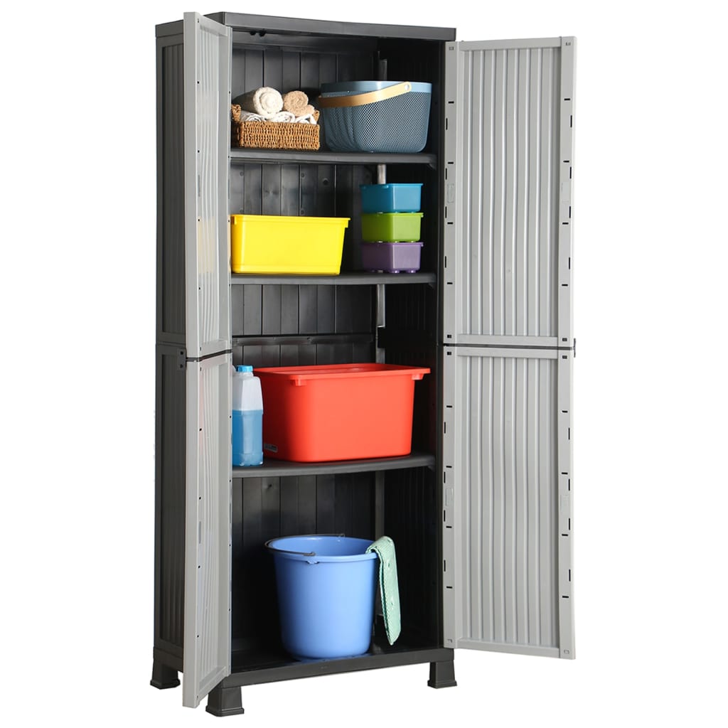 vidaXL Opbergkast 68x39x92 cm kunststof