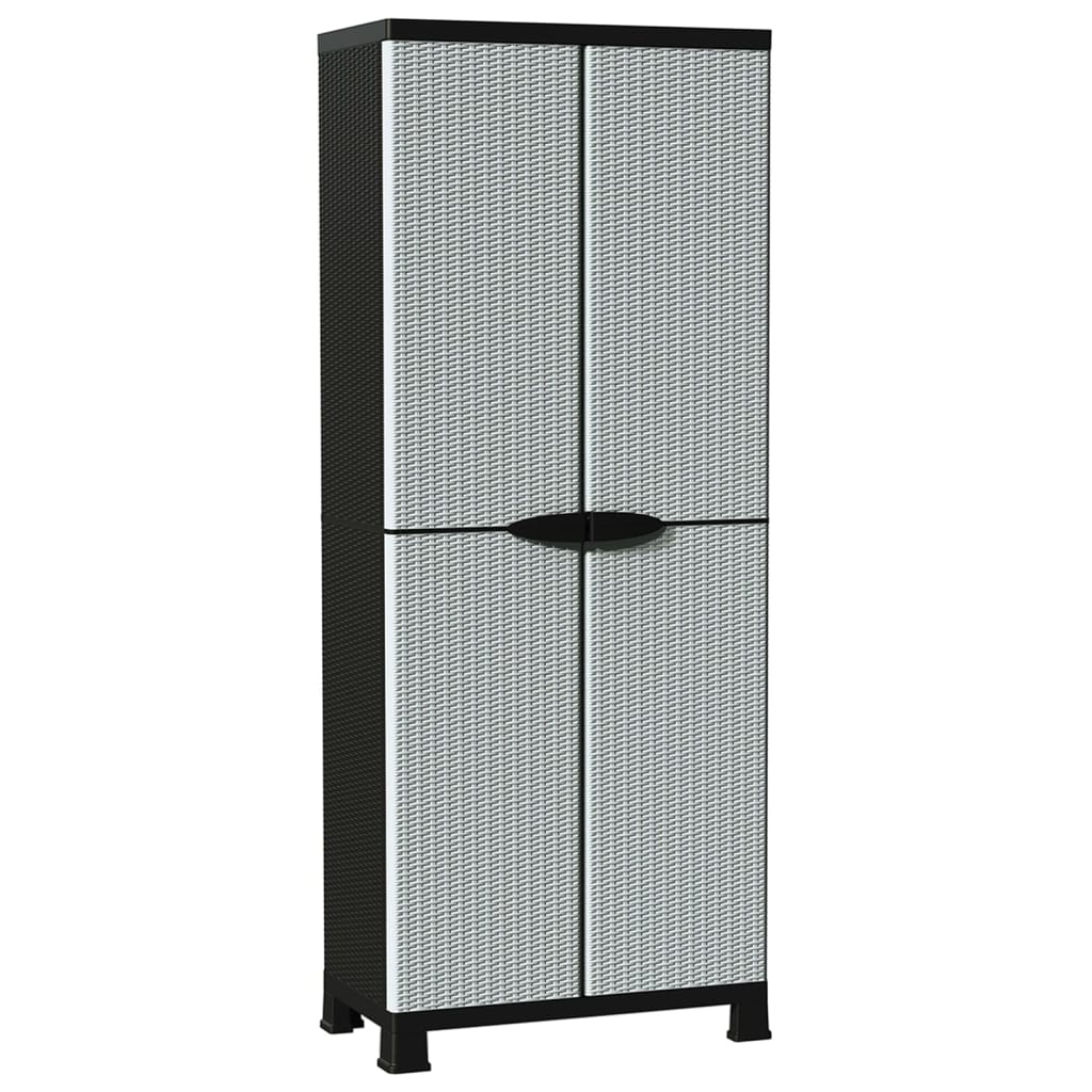 vidaXL Opbergkast 68x39x92 cm rattan ontwerp