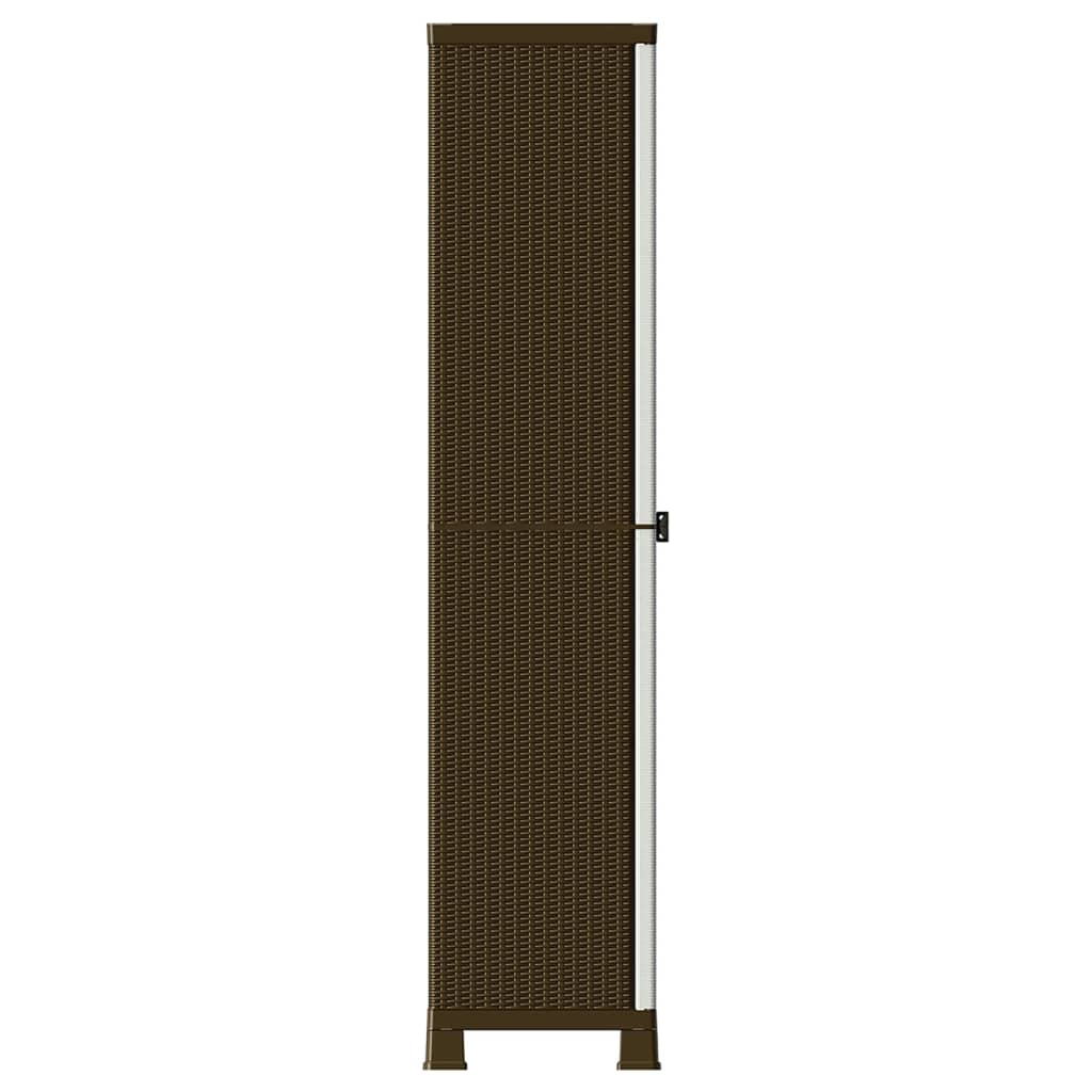 vidaXL Opbergkast 68x39x92 cm rattan ontwerp