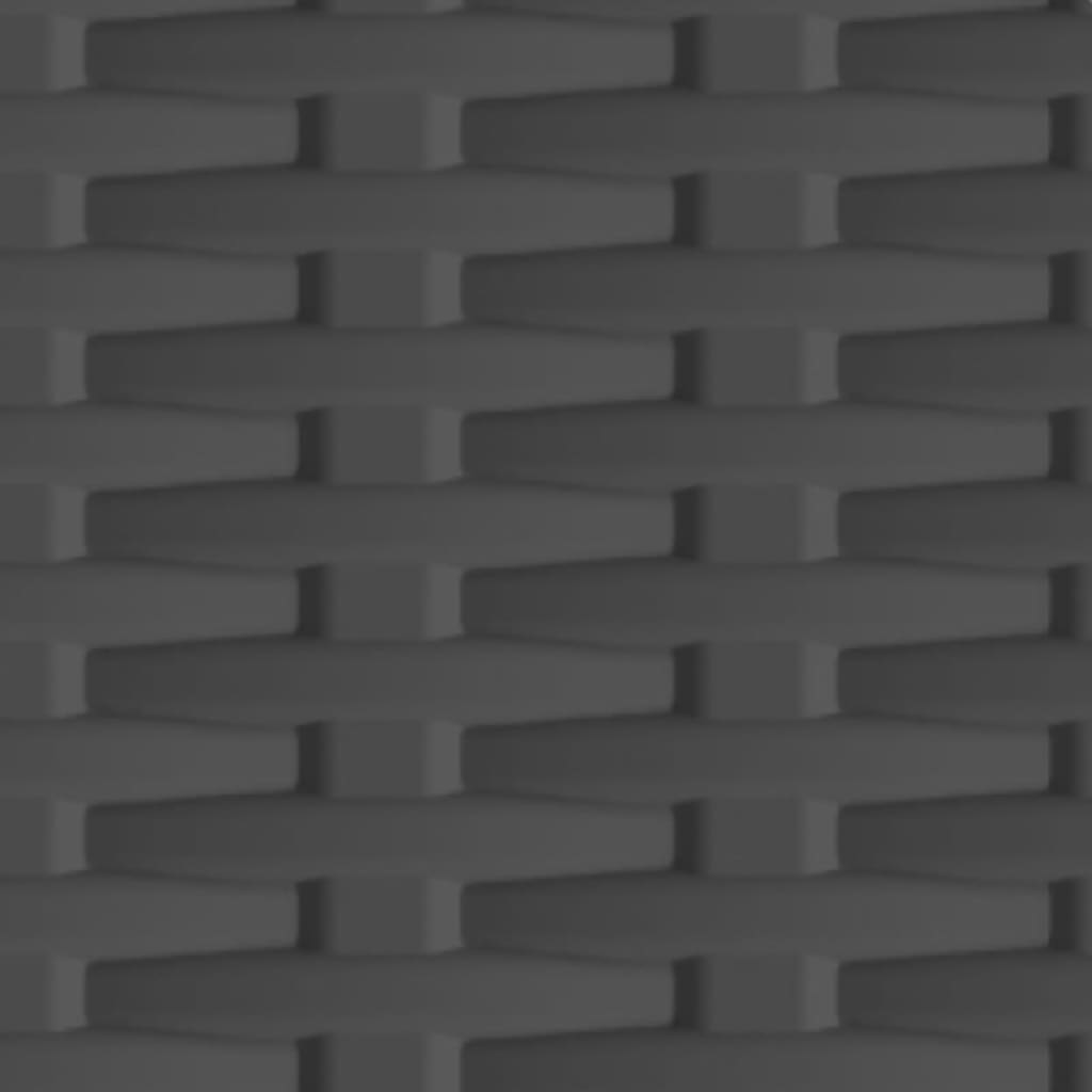 vidaXL Opbergkast 68x39x92 cm rattan ontwerp