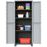 vidaXL Storage Cabinet 68x39x92 cm plastic