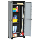 vidaXL Storage Cabinet 68x39x92 cm plastic