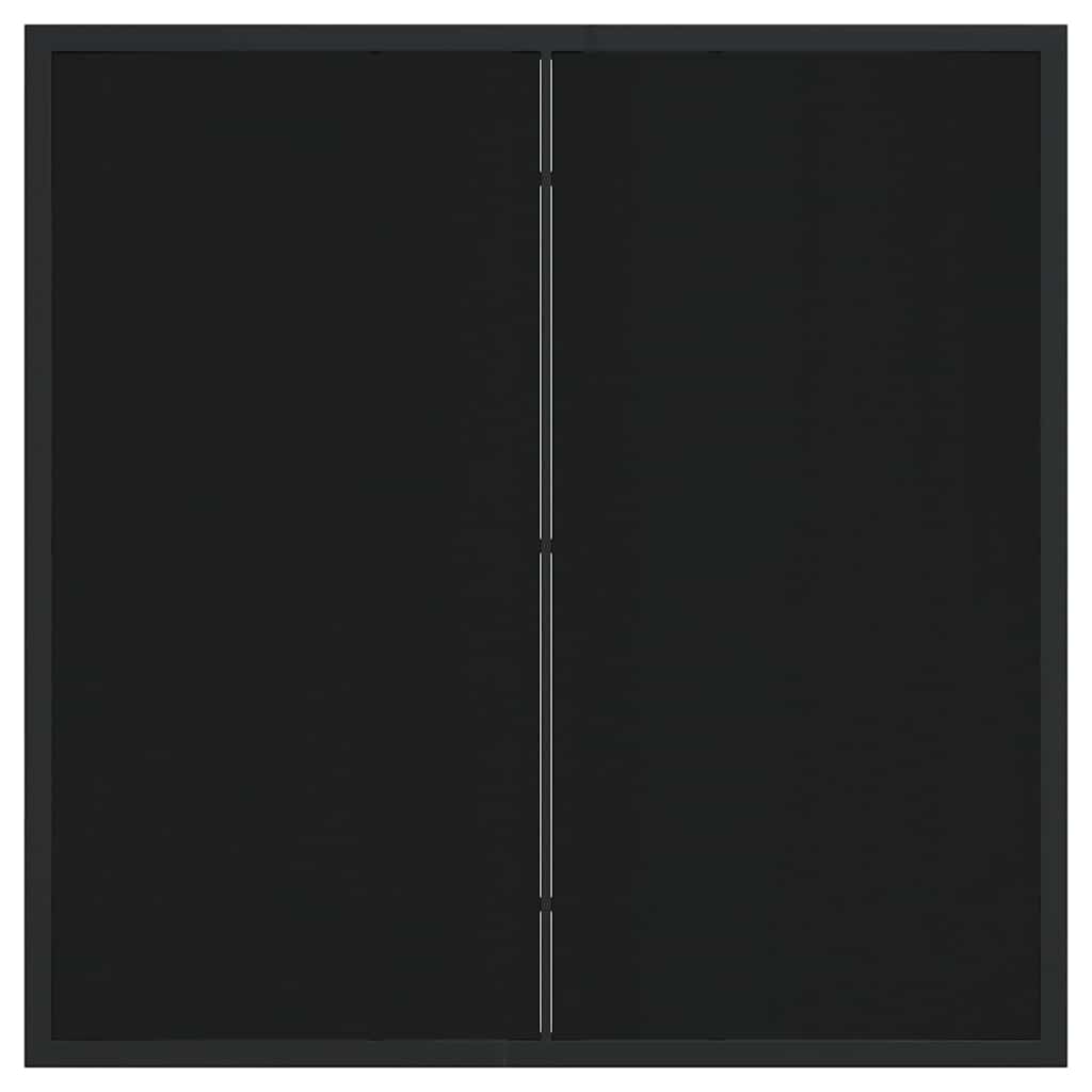 vidaXL Tuin Eettafel Set 3 pcs Zwart PE Riet