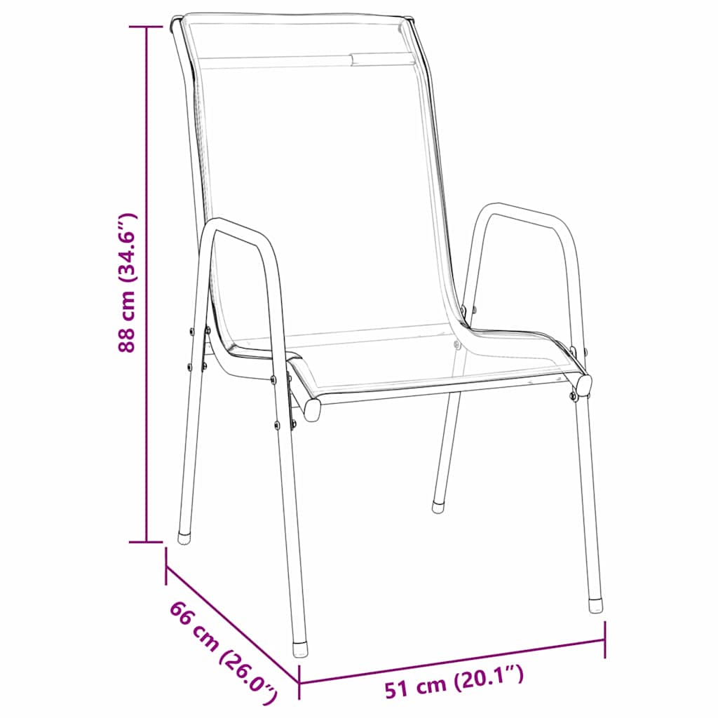 vidaXL Tuin Eettafel Set 3 pcs Zwart Gepoedercoat staal