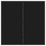 vidaXL Tuin Eettafel Set 3 pcs Zwart Gepoedercoat staal