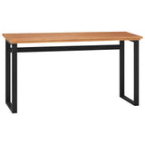 vidaXL Desk 100x45x75 cm solid teak wood