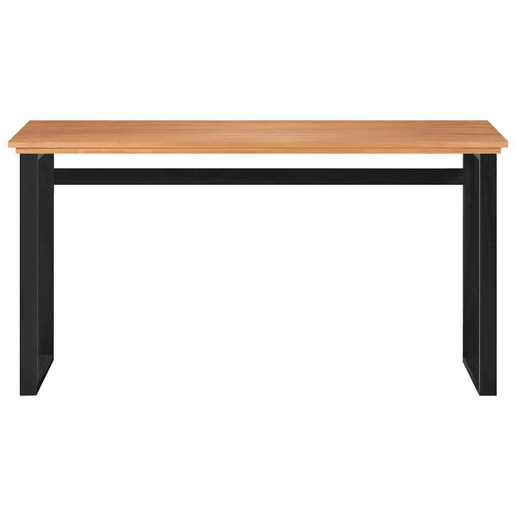 vidaXL Desk 100x45x75 cm solid teak wood