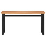 vidaXL Desk 100x45x75 cm solid teak wood