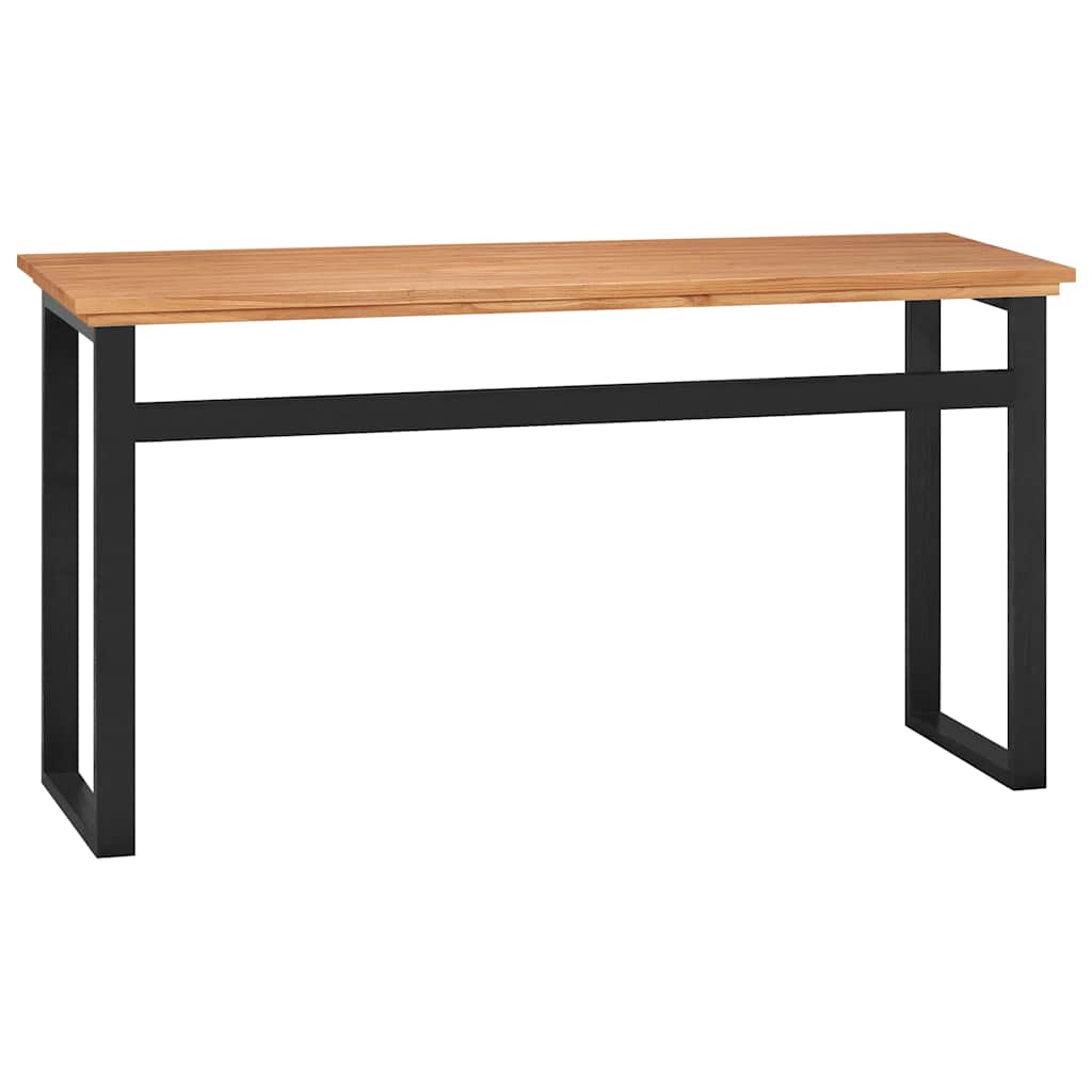 vidaXL Desk 100x45x75 cm solid teak wood
