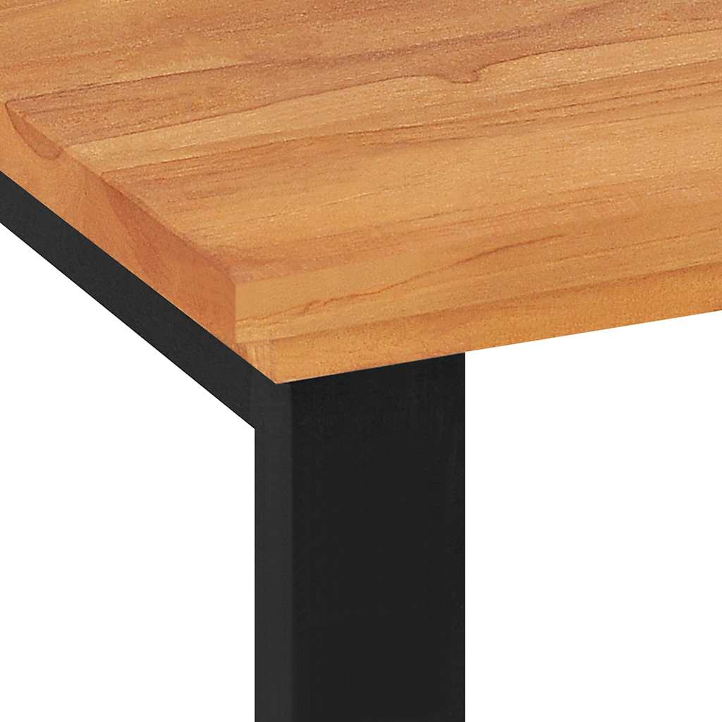 vidaXL Desk 100x45x75 cm solid teak wood