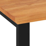 vidaXL Desk 100x45x75 cm solid teak wood