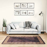 vidaXL Vloerkleed wasbaar anti-slip 80x150 cm meerkleurig