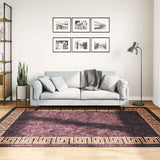 vidaXL Vloerkleed wasbaar anti-slip 80x150 cm meerkleurig