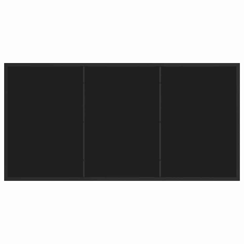 vidaXL Tuin Eettafel Set 5 pcs Zwart Gepoedercoat staal