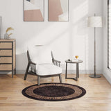 vidaXL Vloerkleed wasbaar anti-slip 80x150 cm meerkleurig