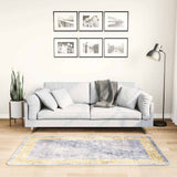 vidaXL Vloerkleed wasbaar anti-slip 80x150 cm meerkleurig