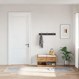 vidaXL Vloerkleed wasbaar anti-slip 80x150 cm meerkleurig