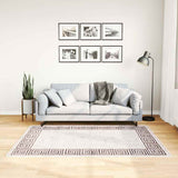 vidaXL Vloerkleed wasbaar anti-slip 80x150 cm meerkleurig