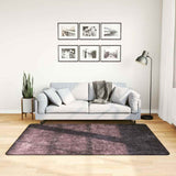 vidaXL Vloerkleed wasbaar anti-slip 80x150 cm meerkleurig