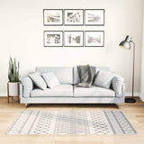 vidaXL Vloerkleed wasbaar anti-slip 80x150 cm meerkleurig